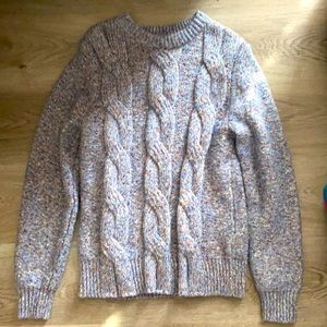 Colorful, thick sweater